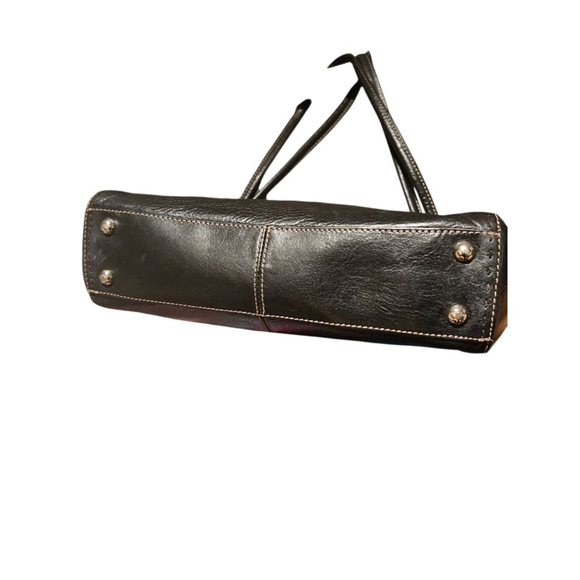 Fossil Black Leather Shoulder Bag One Size - Picture 8 of 16